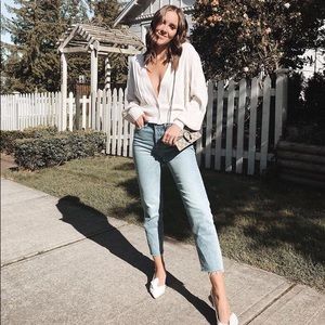 Aritzia Wilfred Thais Plunge Front Cardigan